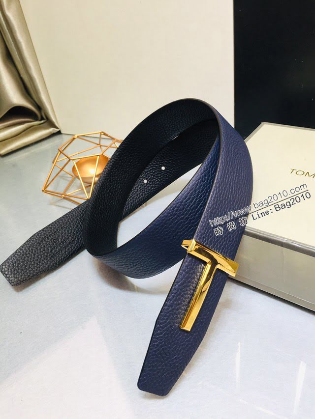 TOM FORD商務男士皮帶 湯姆福特雙面小牛皮腰帶  jjp1867